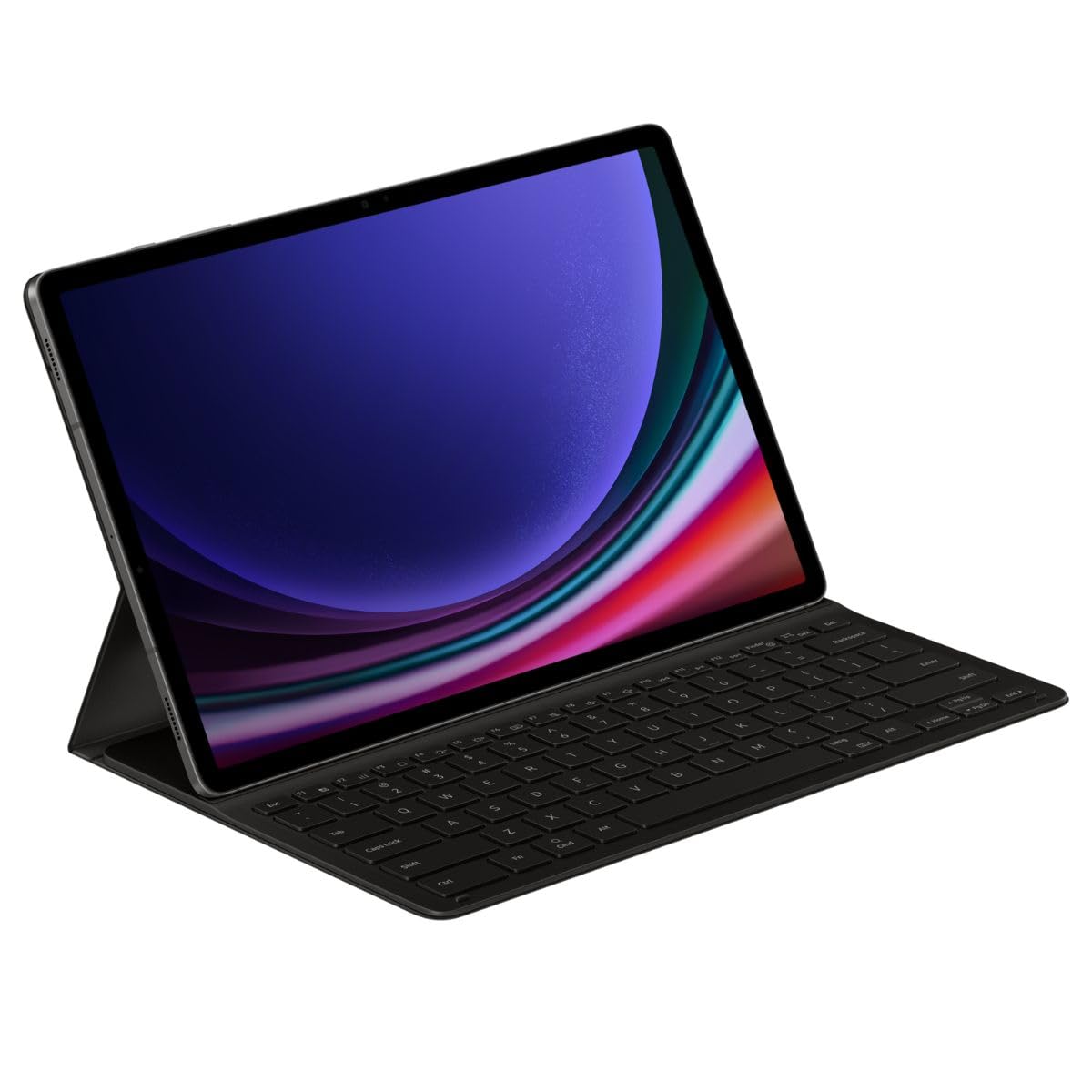 Samsung S10+ Book Slim - Funda para Tablet con Teclado AI, Color Negro
