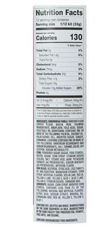 Miniatura 5 de Kits de pan de jengibre (kit de casa)  Kit de casa de jengibre comestible prefabricado, listo para construir, kit de decoración de galletas de