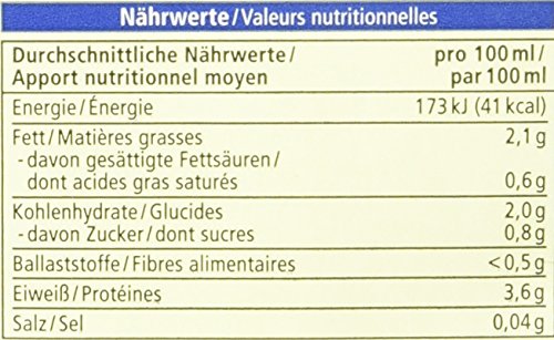 Alnatura Bio Sojadrink, ungesüßt, glutenfrei, laktosefrei, vegan, 8er Pack (8 x 1 kg)