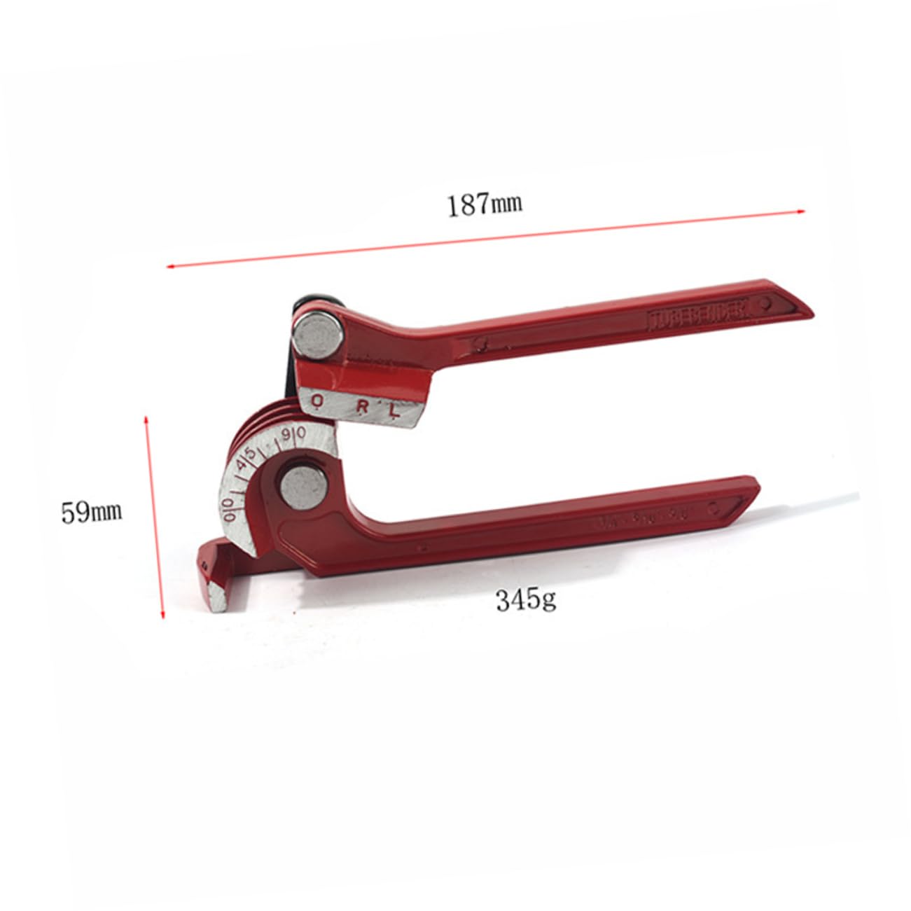 DOITOOL 3 in 1 Manual Tube Bender Tool 6mm/8mm/10mm 0-90 Degree Bending for Aluminum Brass Steel Heavy Duty Air Conditioner Bender