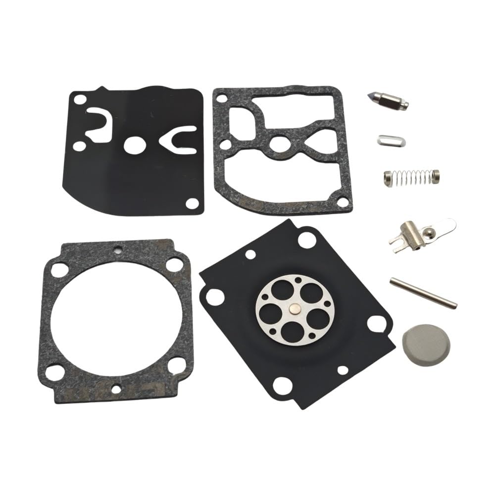 Jardinería Kit de reparación de carburador de 10 Piezas for cortacésped BG86, soplador C1M-S141, C1M-S142 y C1M-S145. Reemplaza Las Herramientas de jardín RB-155. Piezas de Mantenimiento
