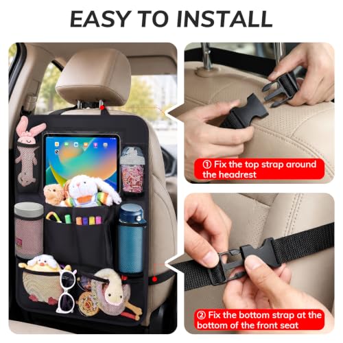 Backseat Car Organizer with Tablet Holder