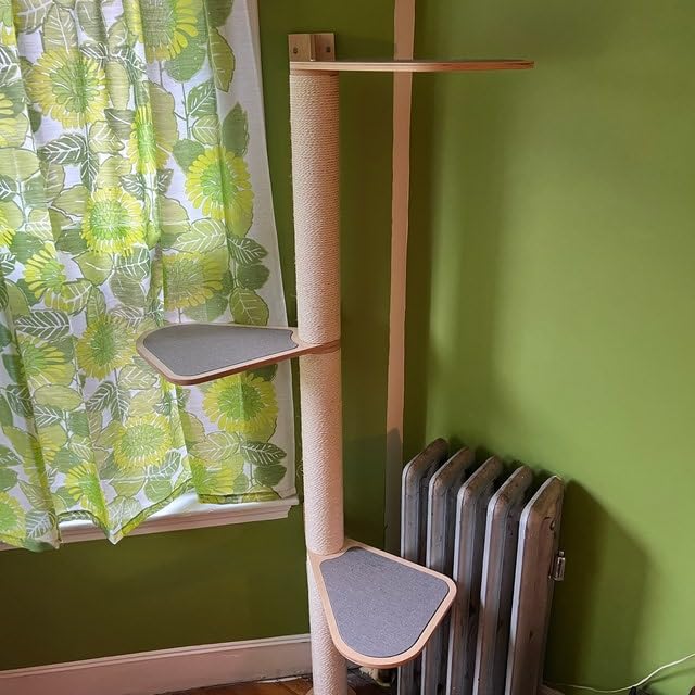 House of Meows | Nature’s Haven – Contemporary Wood Cat Tree Tower with Natural Jute (B0D44JNHD4) Amazon Price History, Amazon Price Tracker
