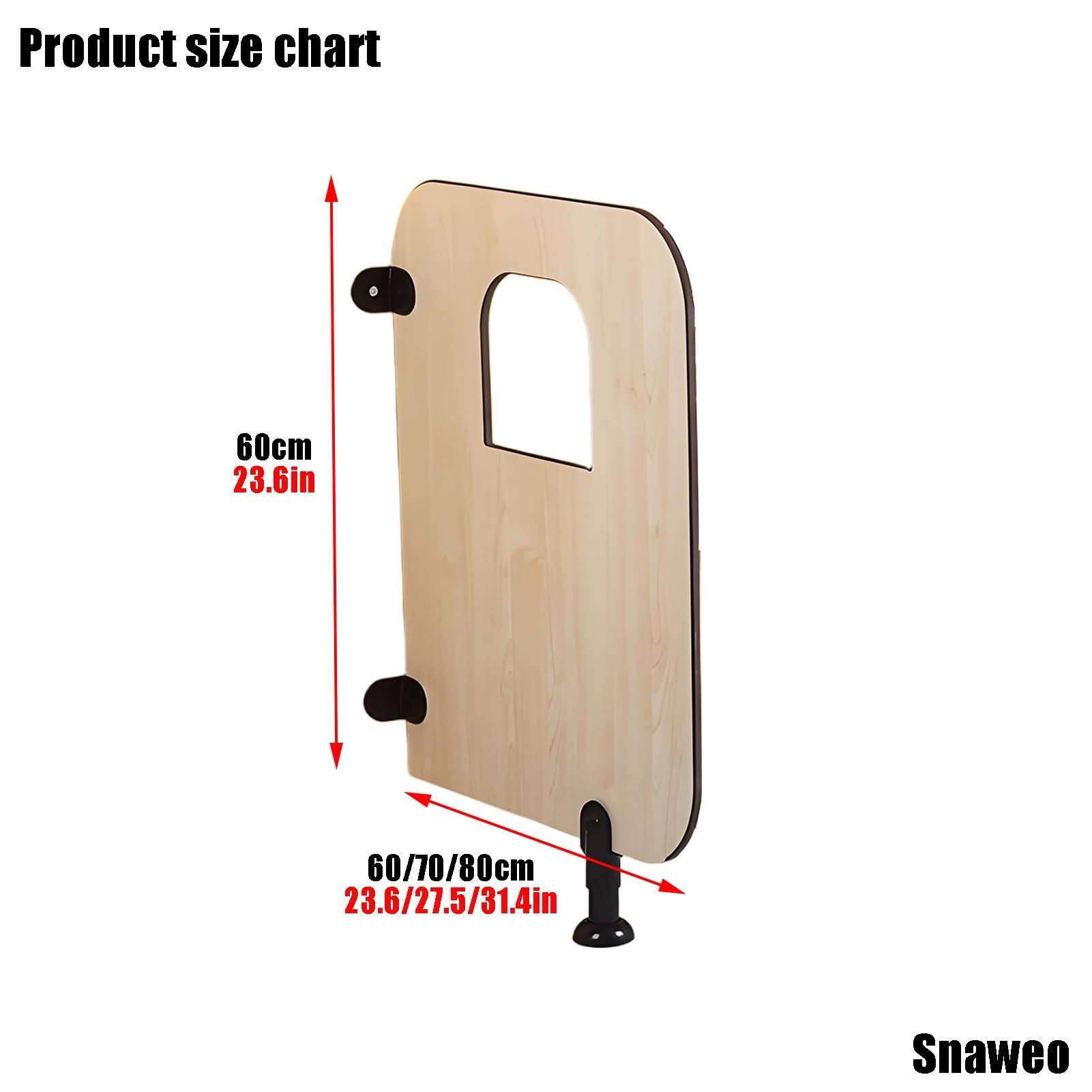 Divisorio per orinatoio per bambini, montaggio a pavimento, per scuole e bagni pubblici, 60 x 60 cm (1 pezzo), soluzione divertente e igienica per bambini piccoli