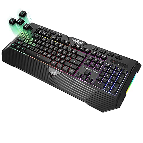Teclado Gamer Desert Eagle com Tecnologia de Membrana Tripla - TGDE ELG
