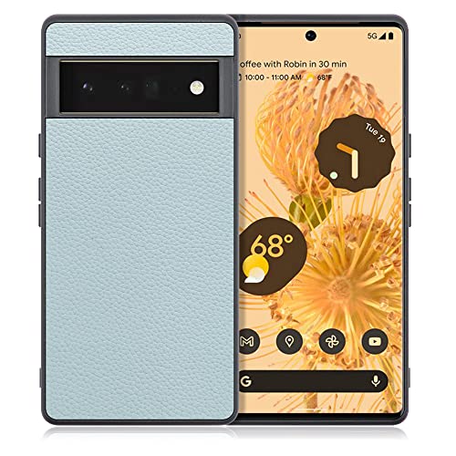 LOOF LUXURY-SHELL �{�v ���U�[ �X�}�z�P�[�X for Google Pixel 6 Pro �p �P�[�X �J�o�[ �X�g���b�v�z�[�� �V���v�� �ϏՌ� ���^ �y�� leather [�X�J�C�u���[]