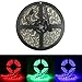 Adecorty LED Strip Light, Waterproof 16.4Ft/5M 300 LEDs RGB SMD5050 Flexible Color Changing Light Strip for Home Kitchen Cabinet Closet Party Wedding Girls Room Decoration and Indoor Outdoor Use