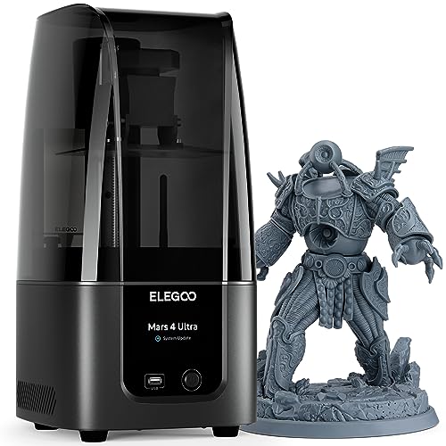 ELEGOO Mars 4 Ultra 9K Desktop Resin 3D Printer, 7-Inch LCD, Auto-Leveling