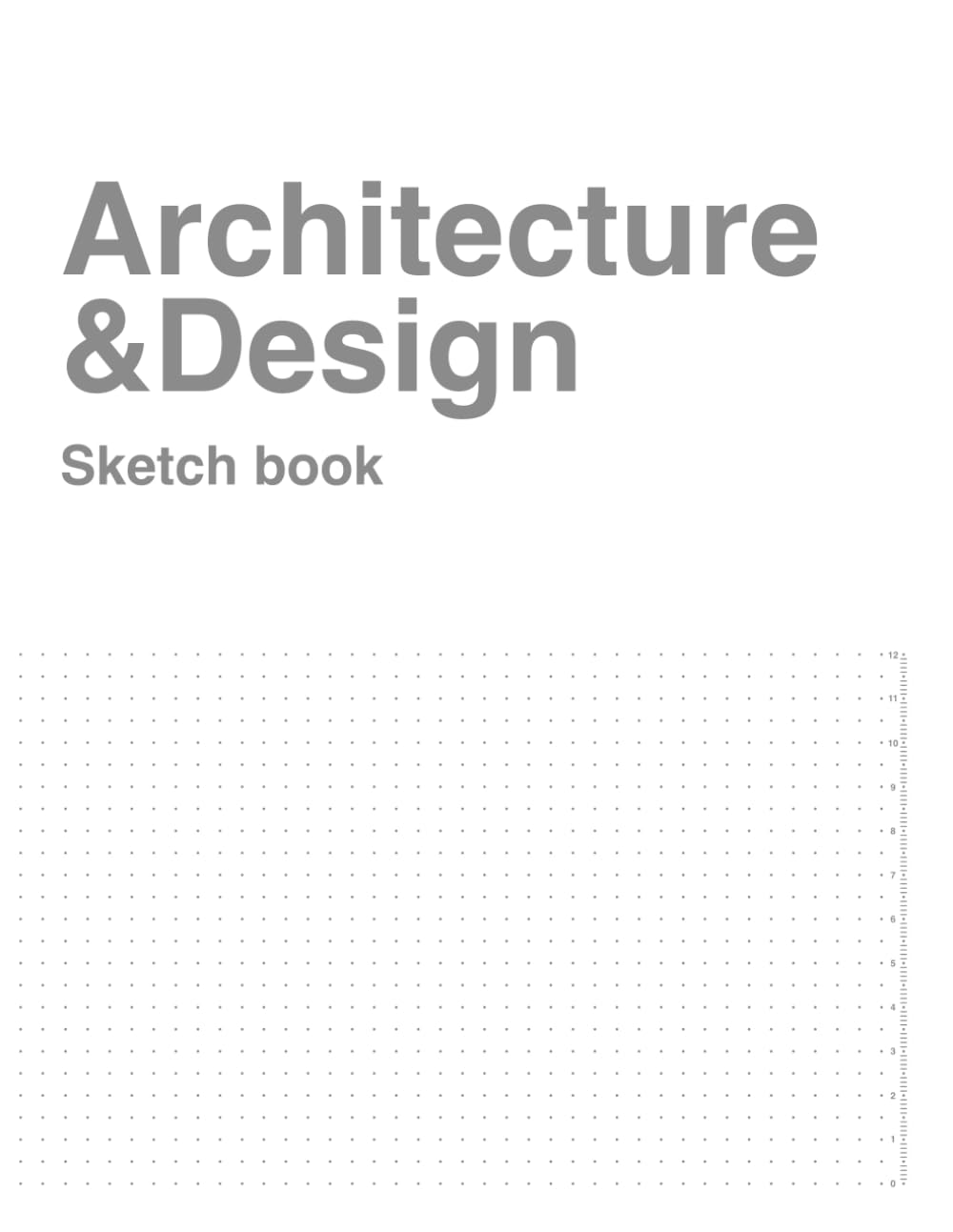 Block Notes A4: puntinato per rilievi di architettura e interior design