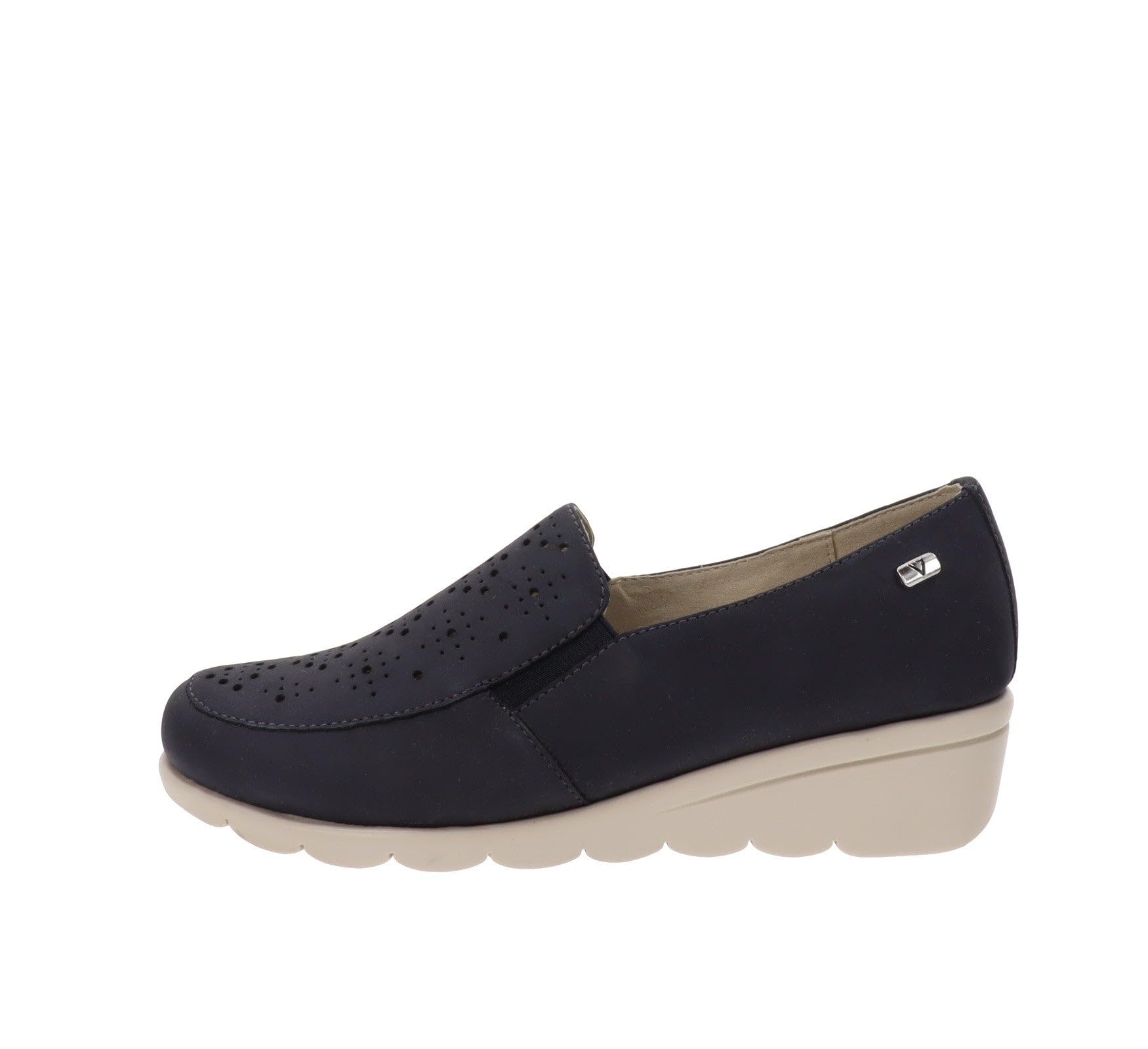 Valleverde VS10332A Mocassino Sneakers Donna Zeppa Pelle Blu