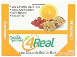 Granola Gourmet 4Real Low Glycemic Energy Bars - Cran-Orange, 10-Count Bars