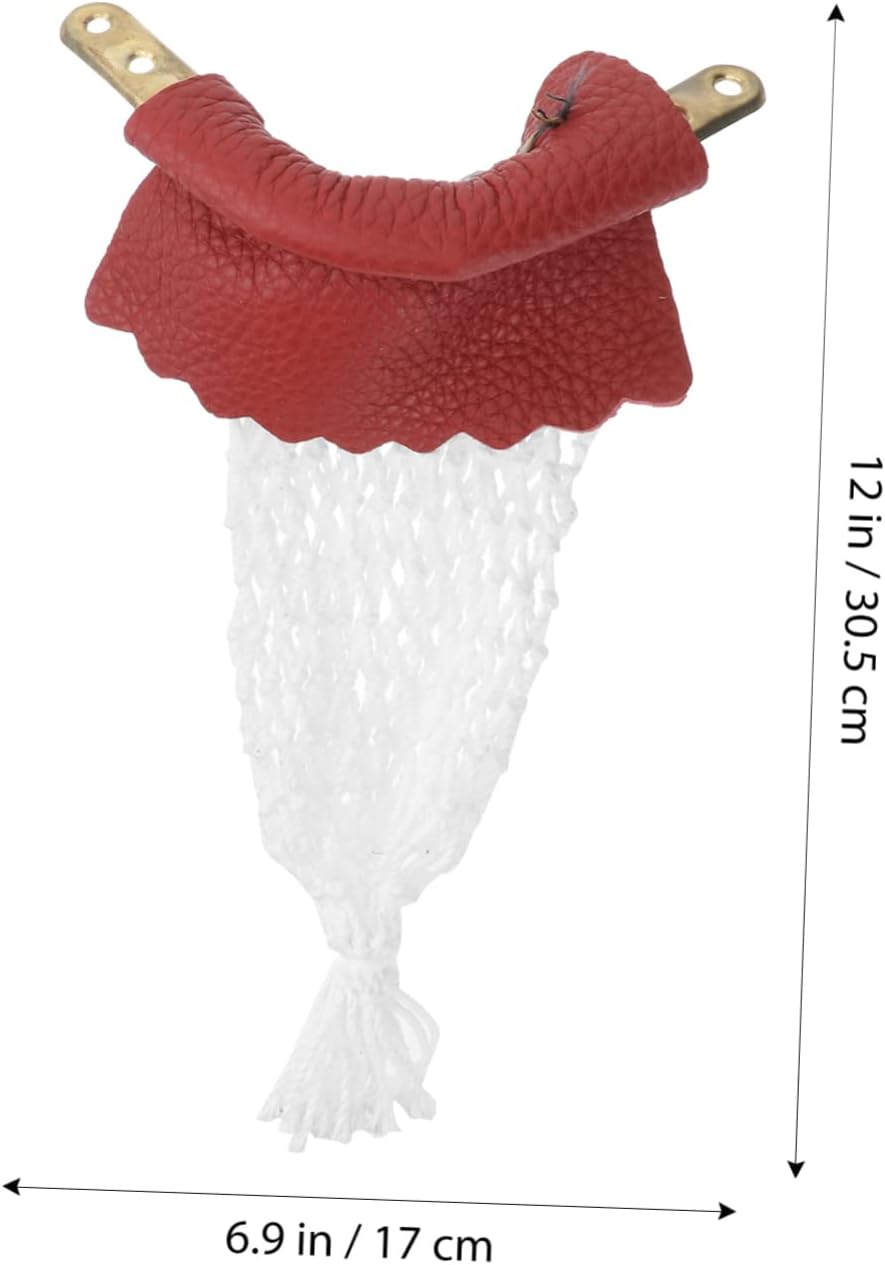 6Pcs Leather Billiard Pockets Replacement Nets Kit Stylish Pool Table Accessories Fits Standard Snooker Tables Easy Installation with Pre Drilled Screw