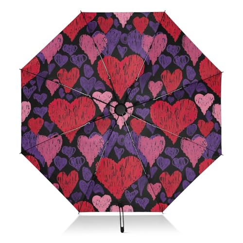 Parapluie de voyage pour la pluie le vent le soleil compact GAIREG