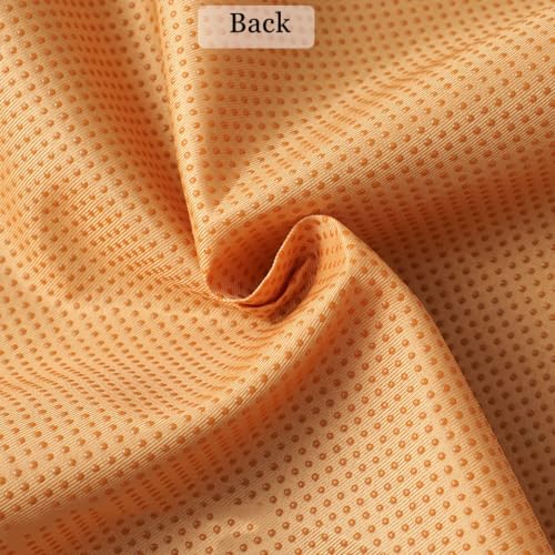 Coussin rond assise imperméable mousse orange de 35 cm amovible - 6
