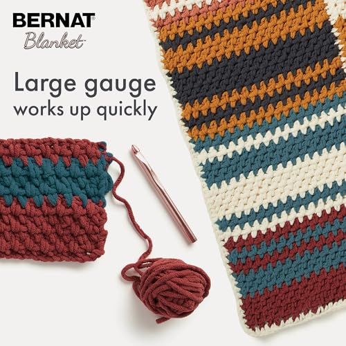 Bernat Blanket - 2 pack of 220 Yards/10.5 oz Lotus 100% Polyester Yarn by Bernat - Image 3