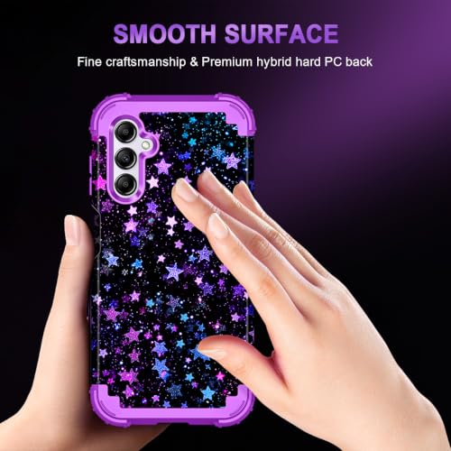 Coque Galaxy A16 5G phosphorescente antichoc à 3 couches Miqala