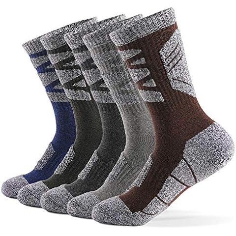 5 Pair Mens Winter Warm Socks for Winter Moisture Wicking and Breathable Cozy Boot Socks (L) Cover