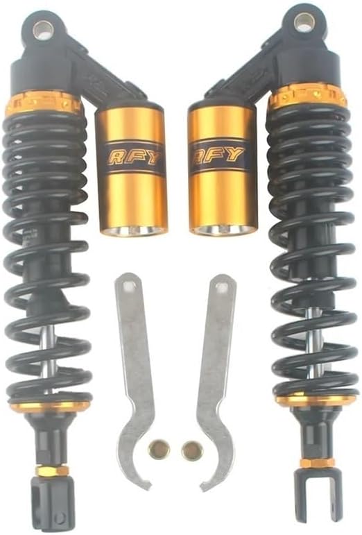 Suspension air Shock absorbers Motorcycle Air Shock Absorbers Universal for for Go Kart Quad Dirt Sport Bikes Eye to Clevis