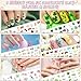 JarThenaAMCS 32 Sheets All Holiday Nail Art Stickers All Season Spring Summer Easter 4th of July Halloween Christmas Self-Adhesive Nail Art Decals for Seasonal Holiday DIY Manicure Party Decor