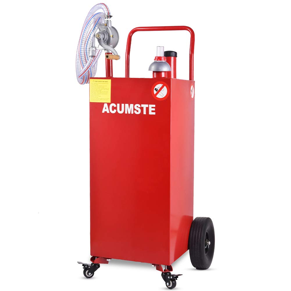 Buy 35 Gallon Fuel Tank, Portable oline Diesel Caddy, Hand Siphon 2