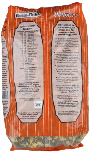 Vollmer's Hundefutter Flocken und Fleisch 5 kg