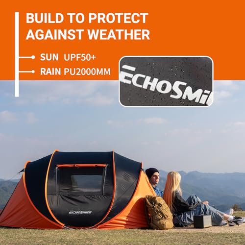 EchoSmile 4 Person Pop Up Tent