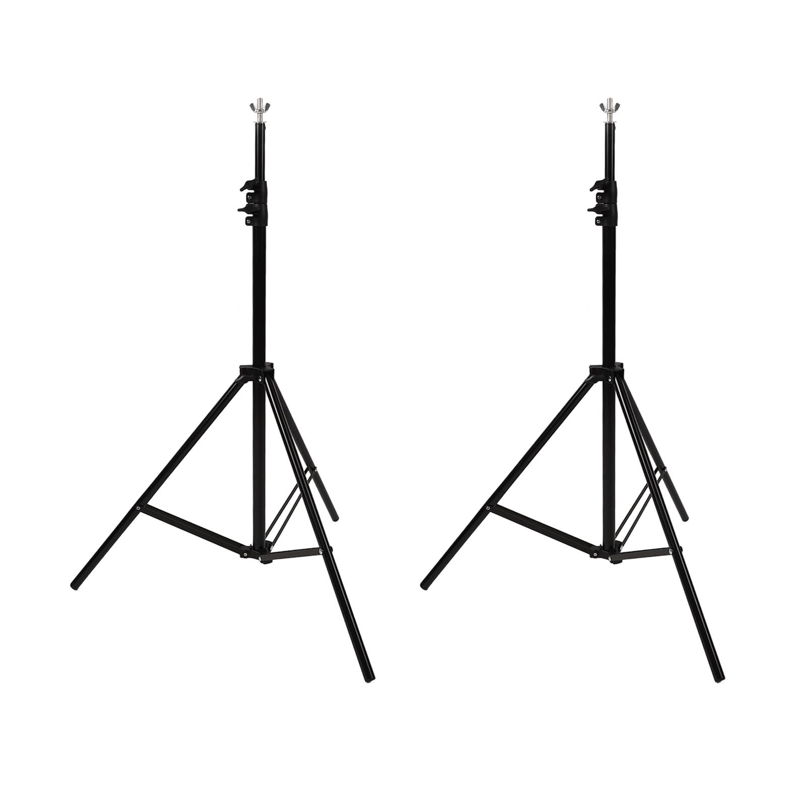 Keenso Soporte para Telón de Fondo Abrazaderas Resistentes y Bolsa de Transporte Portátil, Soporte para Telón de Fondo de Estudio de Ajustable para Fotografía Profesional y Decoraciones de Fiestas