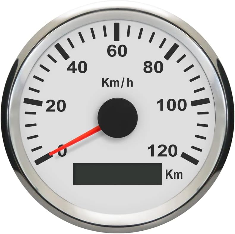 ELING GPS Speedometer Odometer 120KM/H for Auto Marine UTV 85mm 12V/24V