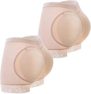FUT Women Padded Shapewear Underwear, Butt Lifter Control Panties with Soft Pads, Seamless Body Shaper Shorts