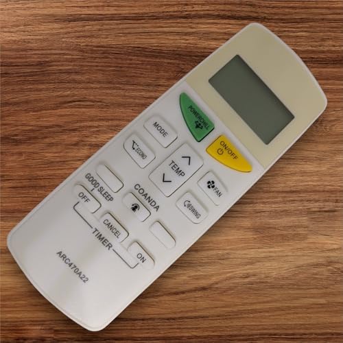 Image of AMAZOR Ac Remote- Model 132 B ARC470A22 ARC470A1 ARC470A5 132B Compatible with Daikin Ac Remote