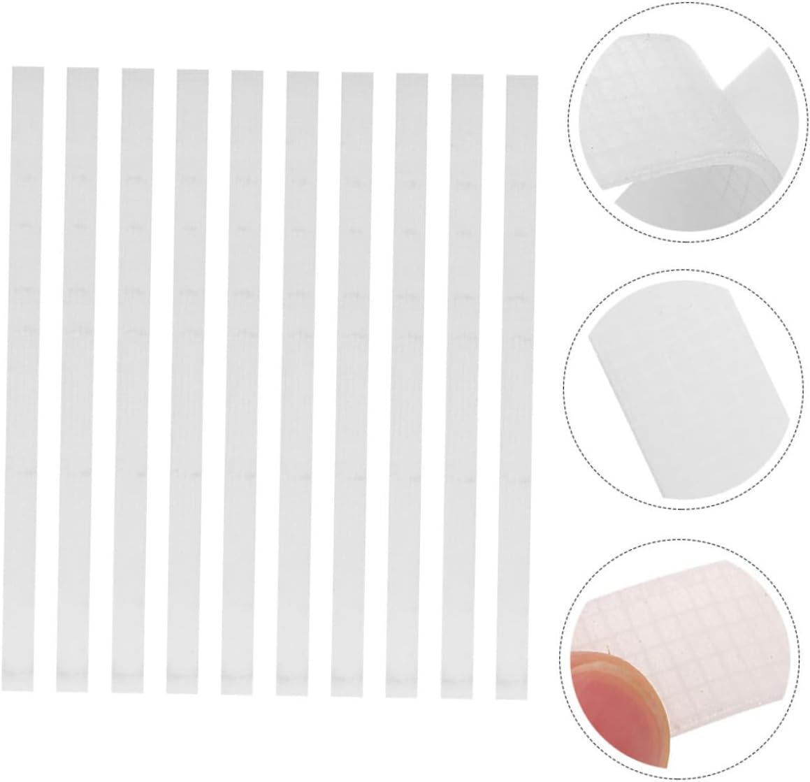 VILLCASE 50pcs Bookbinding Glue Strips Convenient Repair Tapes for Binding Documents Contracts and Materials Heat Melt Adhesive for Efficient Office Use