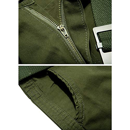 RMane Pantaloncini cargo da uomo, in cotone