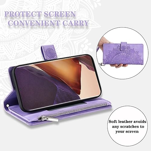 Protège-écran Note 20 Ultra et housse zippée pour éviter les rayures et la perte de cartes - 4