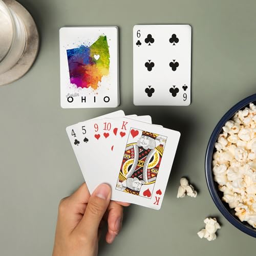 Baraja de Poker Berlin Ohio Acuarela 52 Cartas miniatura 2
