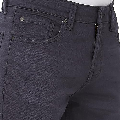 Image of Spykar Men's Slim Fit Low Rise Casual Jeans