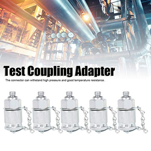 Image of Hydraulic Test Adapter, Hydraulic Pressure Test Coupling Kit, Hydraulic Testing Coupling Adapter for Pressure Measuring (M8*1)