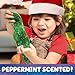 Bluey Holiday SLIMYGLOOP Mix’EMS, Peppermint-Scented Glossy Slime, 3 Fun Slime Add Ins, Bingsu Beads, Mini Foam Balls, Collectible Rubber Charm, Fun Stocking Stuffers, Gifts for Kids, Sensory Toys