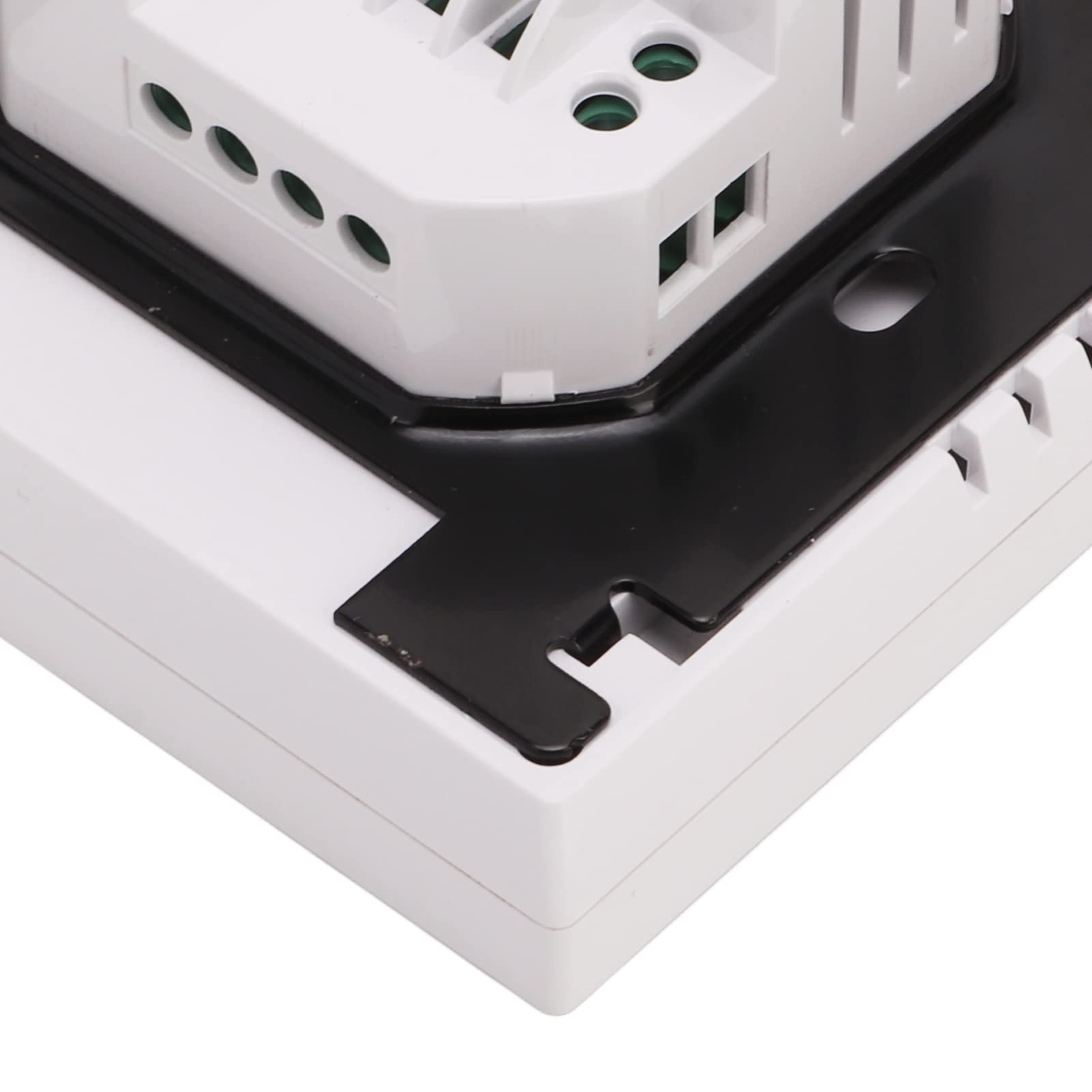 Fafeicy ME160 Termostato WiFi Inteligente Pantalla Táctil Pantalla a Color Programable con Humedad PM2.5 Pronóstico del Tiempo para el Hogar Oficina Hotel 220 V (3A)