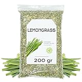 Hierba de Limon 200g - Lemongrass - Citronella - Hierba de Limon Cortada y Secada - Lemongrass a Granel (200 gr)