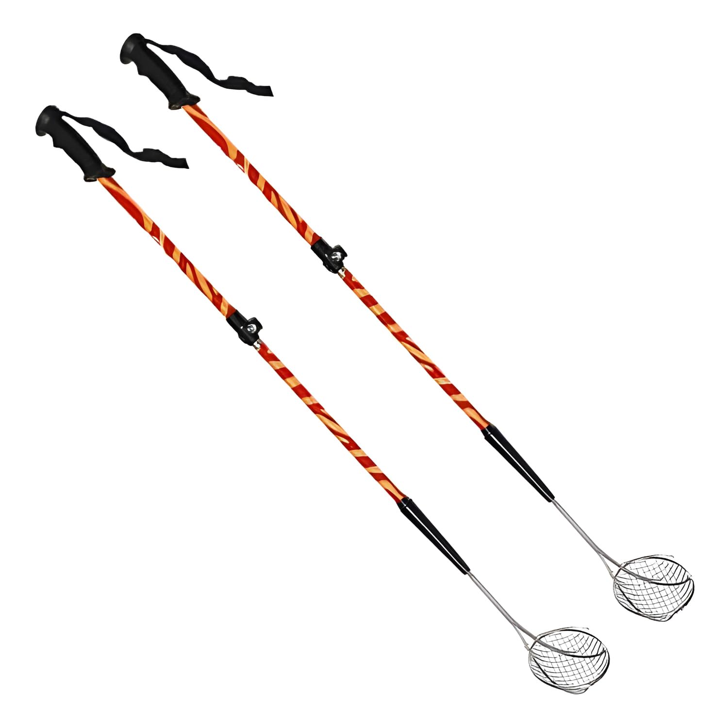 VOS Adjustable 2 Pcs Sand Sifter with Extendable Handle (21"–33")| Lightweight Beach Shovel for Collecting Seashells, Sea Glass, Shark Teeth |Back