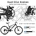 Ecarpat 24 Inch Dual Full Suspension Boys and Girls Mountain Bike, 21-Speed and Disc Brakes Kids Bike for 10+ Years Old, Gift for Your Kids.