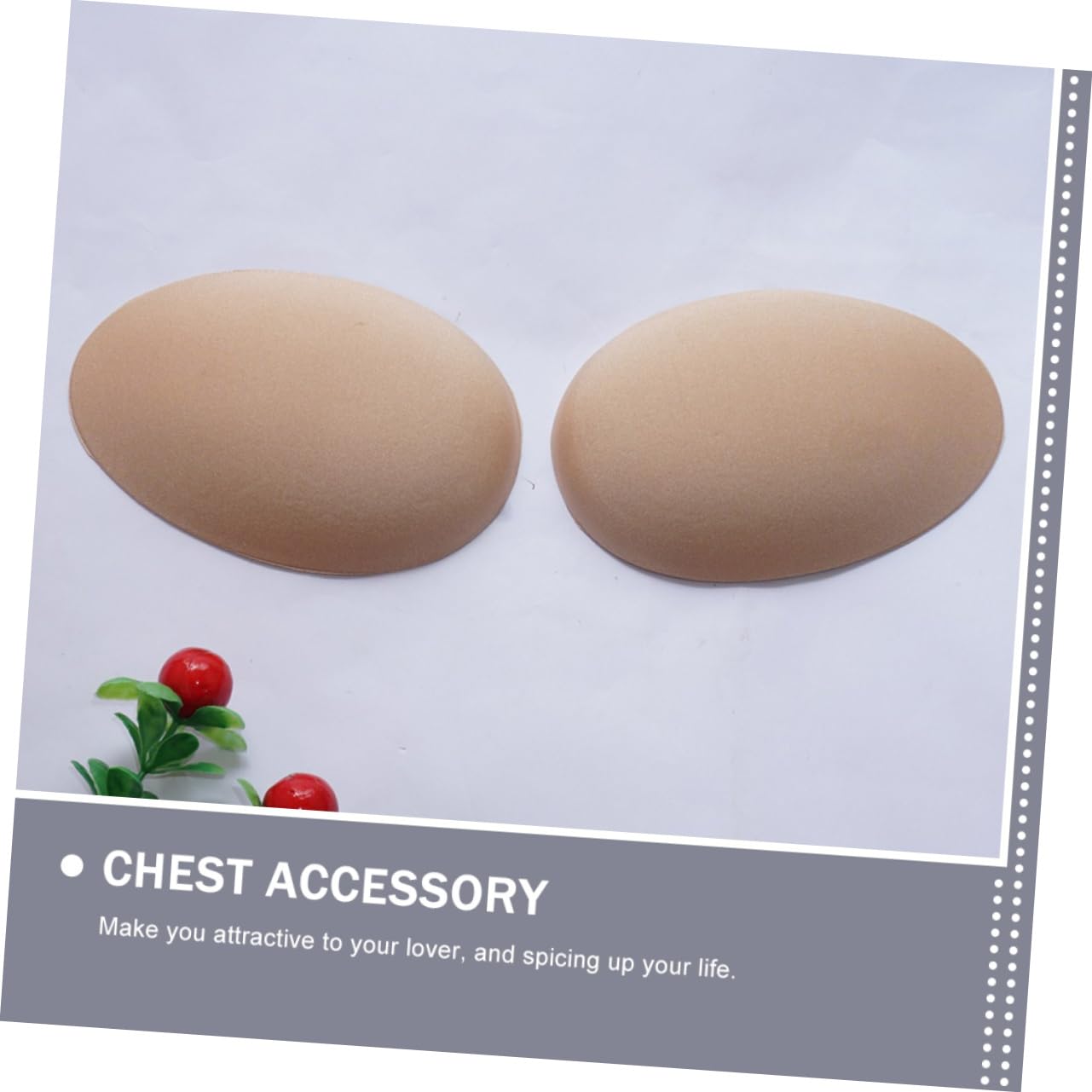CONGARTENO 1 Pair Mens Chest Pads Silicon Breast Pads for Men Portable and Replaceable