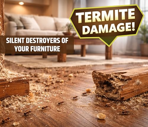 Image of Amish Aerosol Termite Spray 200ml Pack Of 1 Ready To Use Termite Control Wood Protection Spray For Home, Kitchen & Office Eco-friendly Termite 10 Minutes Formula