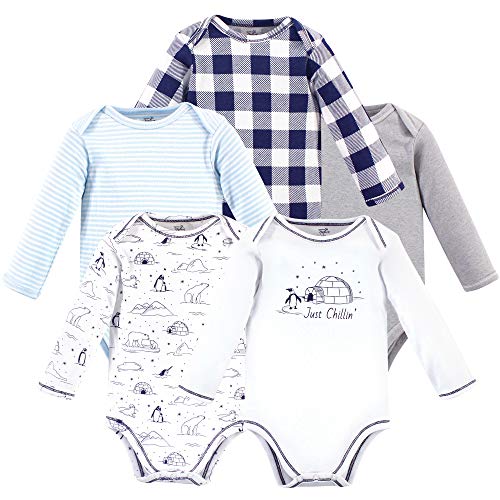 Image of Touched by Nature Unisex Baby Organic Cotton Long-Sleeve Bodysuits