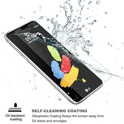 Tantek [2-Pack Screen Protector For Lg G Stylo 2 Plus/Lg G Stylus 2 Plus (5.7 Inch,2016 Edition),Tempered Glass Film,Ultra Clear,Anti Scratch,Bubble Free,Case Friendly #TOP4