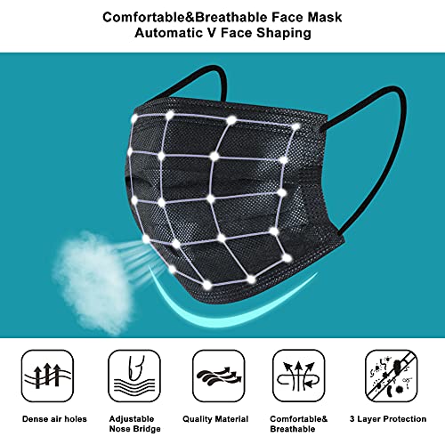 Akgk AGKN-150 100Pcs Disposable Face Masks thumb #3