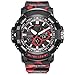 WNGJ Nuevo Reloj de Moda de Moda Impermeable, Reloj electrónico Deportivo multifunción, Reloj Deportivo en Funcionamiento al Aire Libre, Resistente al Sudor, Pantalla múl Red