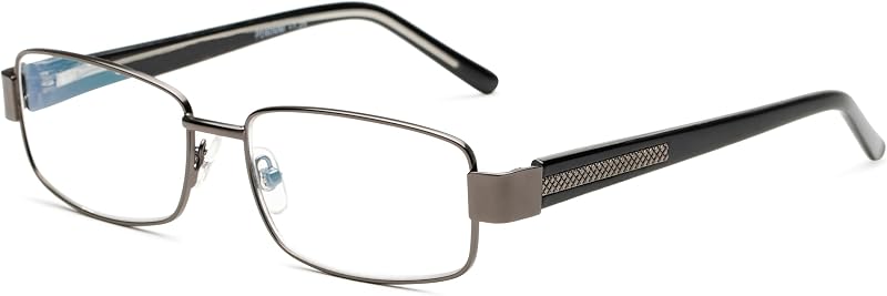 Foster Grant Men's Wes Rectangle Multi Focus™ Progressive Reading Glasses