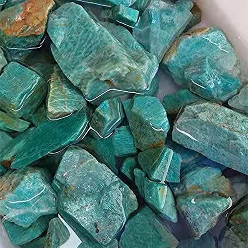 Amazonita Natural Piedras Preciosas en Bruto Regalo Espiritual JCAKES 100g 6
