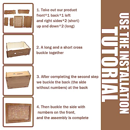 Salvadanaio in Legno, Riutilizzabile con Obiettivo...